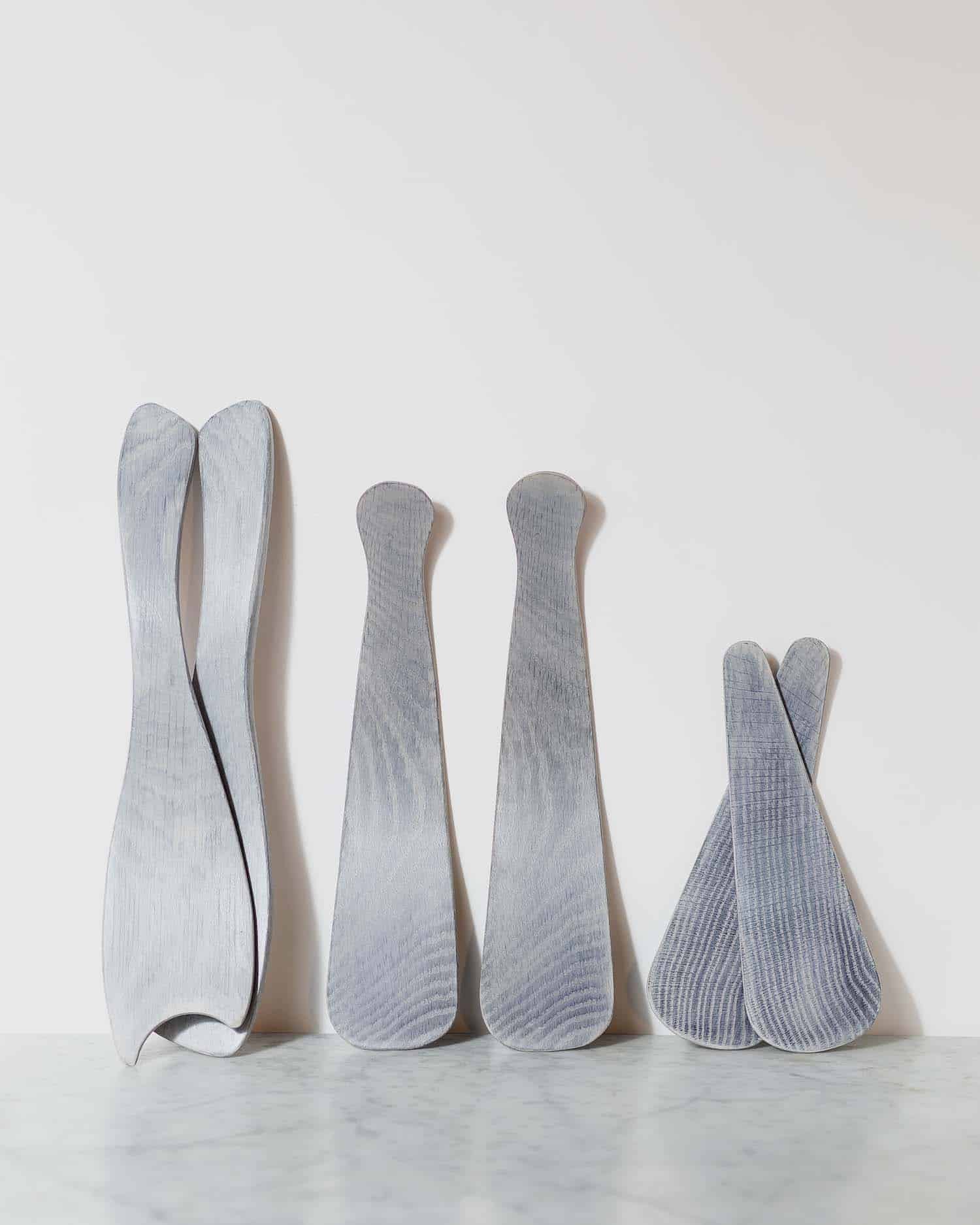 driftwood oak salad servers by spencer peterman