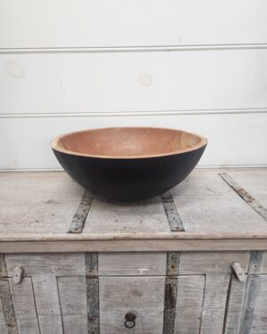 wood bowl from upcycled wood bowl